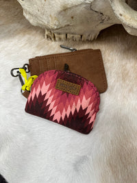 Aztec Mini Zip Coin Purse and Card Holder