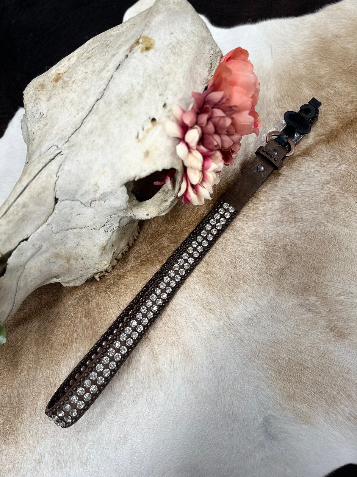 Western Rhinestone Statement Belt