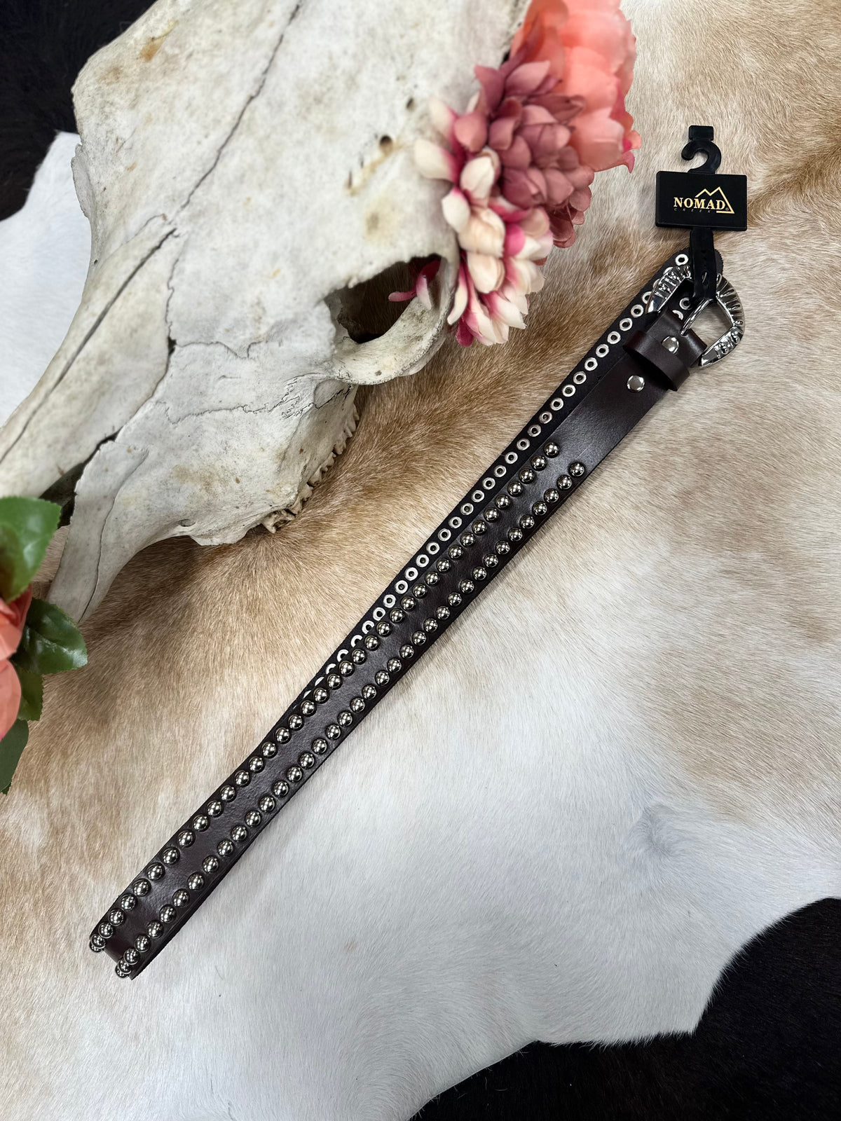 Nomad Studded Western Belt