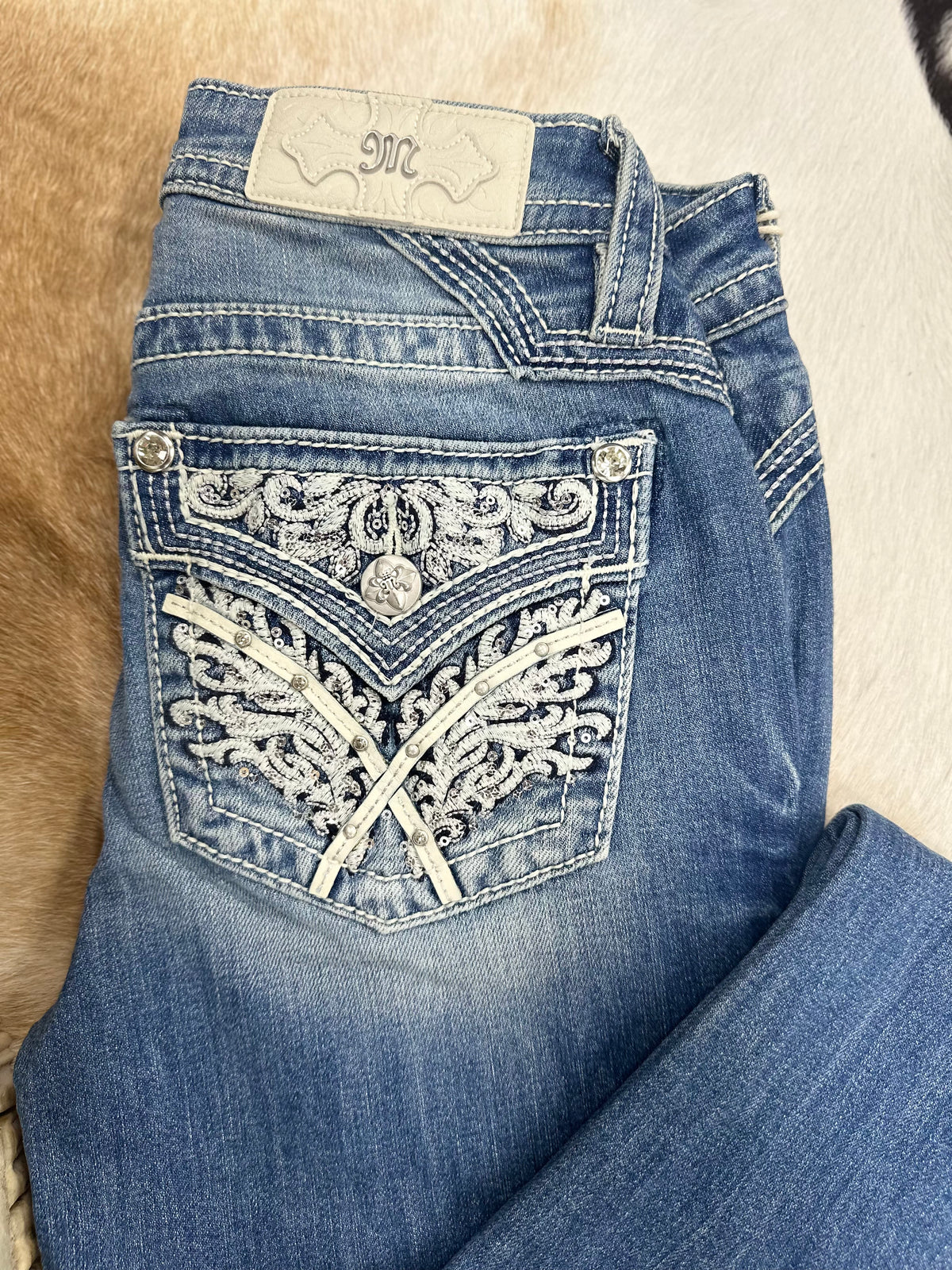 Miss Me Embellished Bootcut Jeans