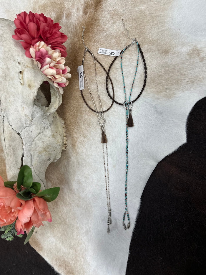 Wild Strand Horsehair Lariat Necklace