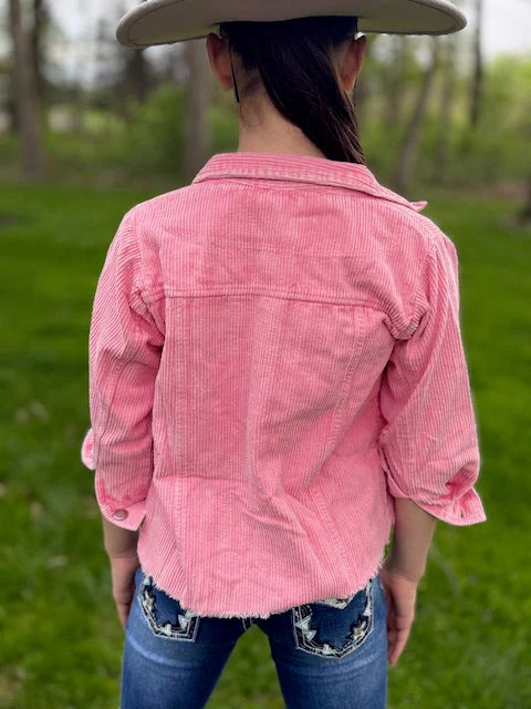 Li'l Britches Pink button up