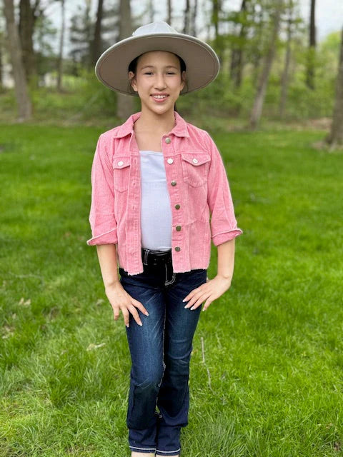 Li'l Britches Pink button up