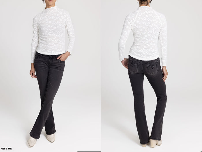 Miss Me Lace Long Sleeve Top