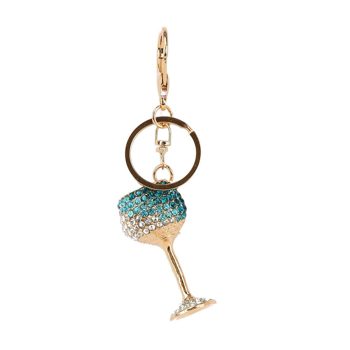 Wine Glass Purse Charm