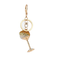 Wine Glass Purse Charm