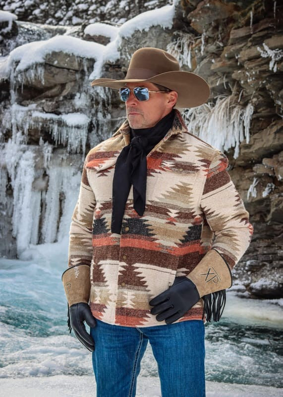 Montana Co. Men’s Southwestern Shirt Jacket