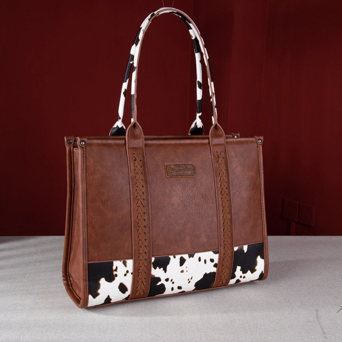 Montana West Cow Print Tote