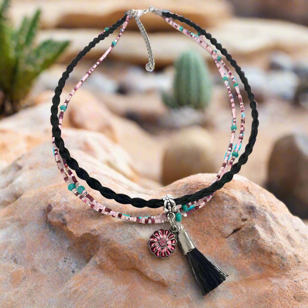 Cactus Flower Necklace