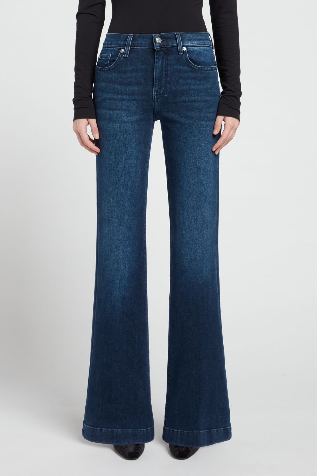 7 For All Mankind Dojo Jeans – Shadow Leaf | 34” Inseam