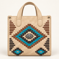Montana West Southwestern Woven Mini Tote