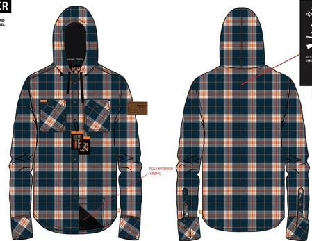 Howitzer Brave Land Hooded Flannel