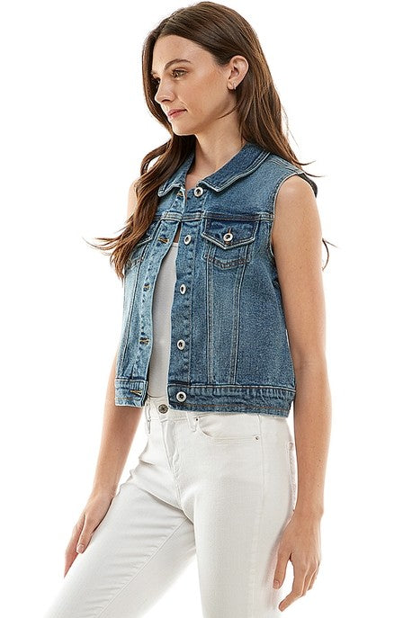 Women's Denim Vest