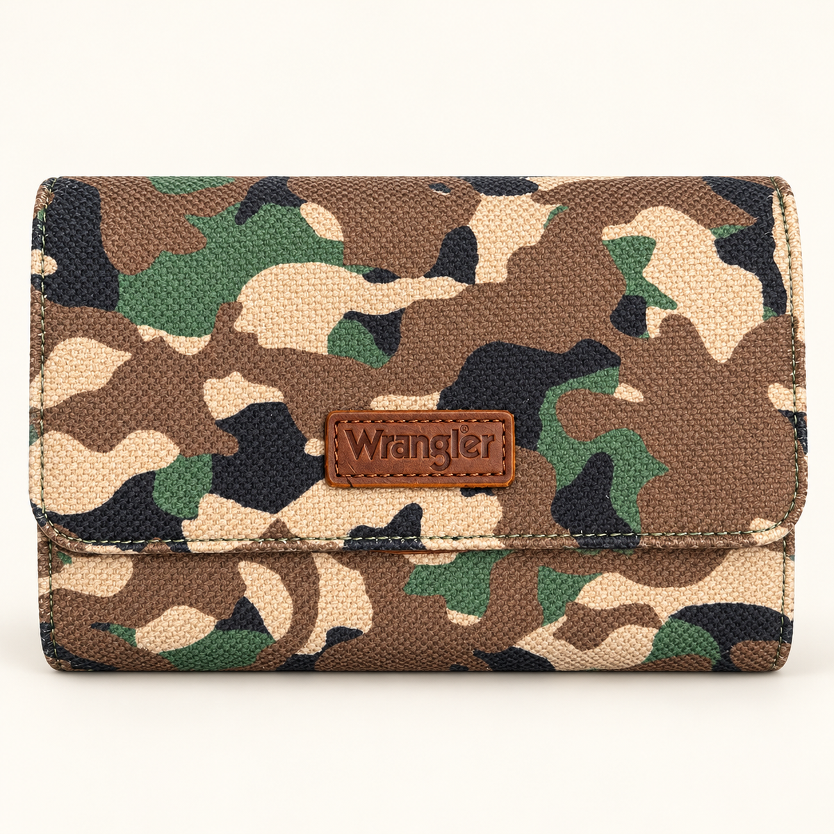Wrangler Camo Flap Crossbody Purse
