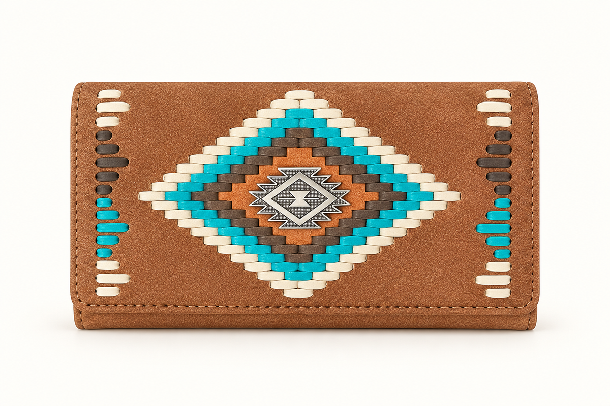 Desert Trails Western Woven Concho Wallets