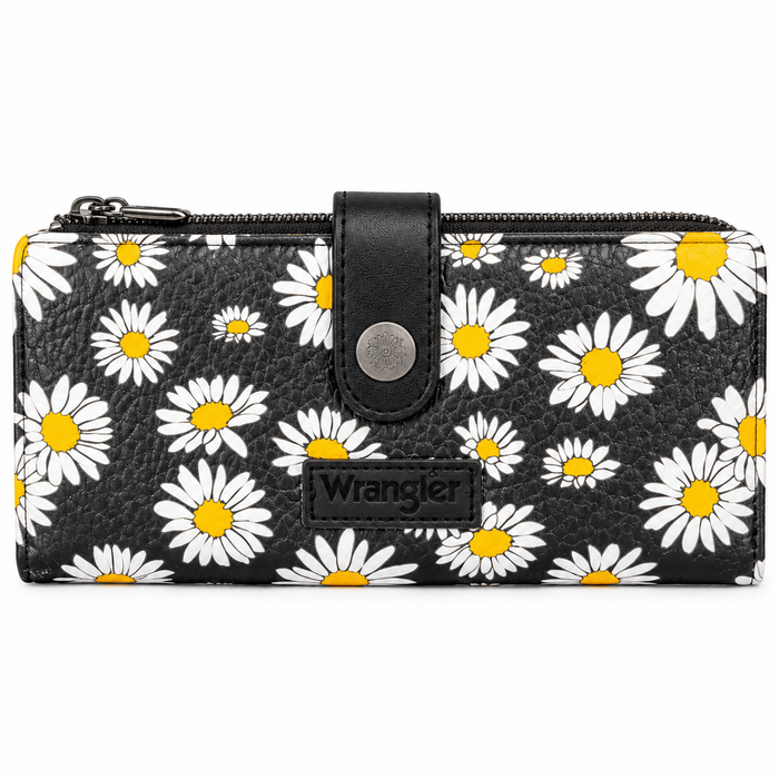 Wrangler Daisy Print Wallet Clutch