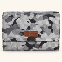 Wrangler Camo Flap Crossbody Purse