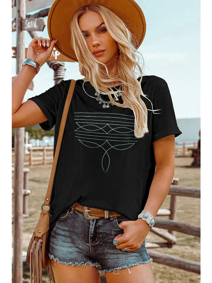 Desert Linework Graphic Tee