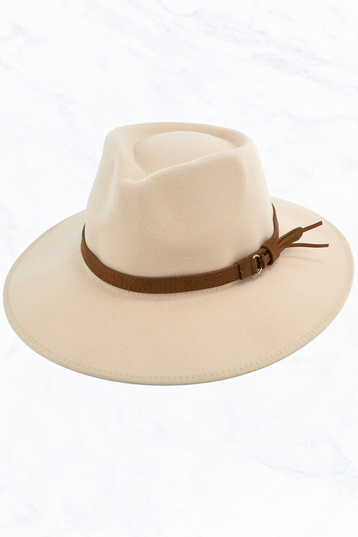 Teardrop Shape Brimmed Hat