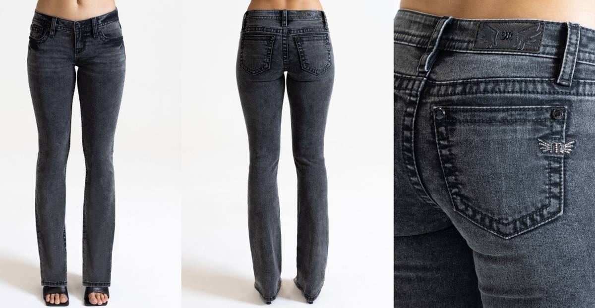 Miss Me Black Bootcut Jeans