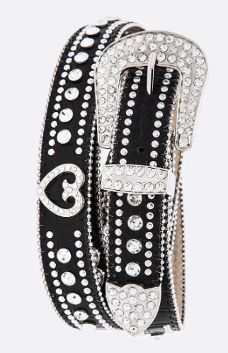 Kids Rhinestone Belts