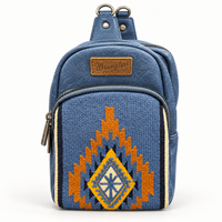 Wrangler Aztec Embroidered Sling Bag