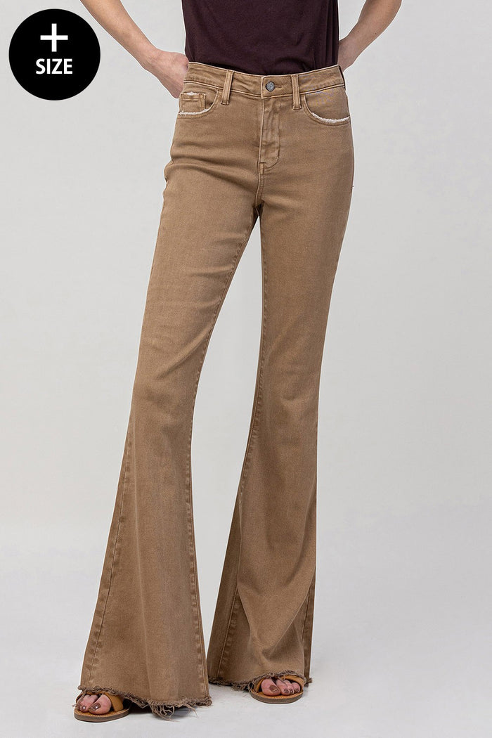 High Rise Super Flare Plus Jeans