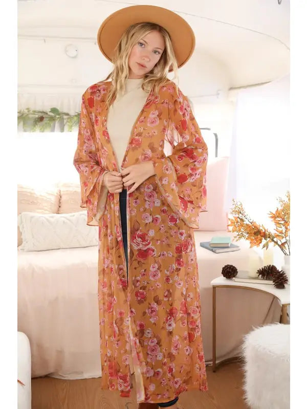 Blissful Floral Kimono