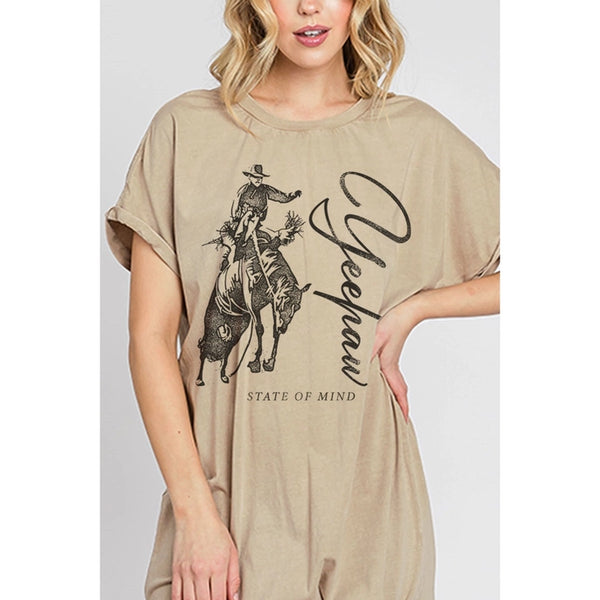 YeeHaw Cowboy Graphic Dress