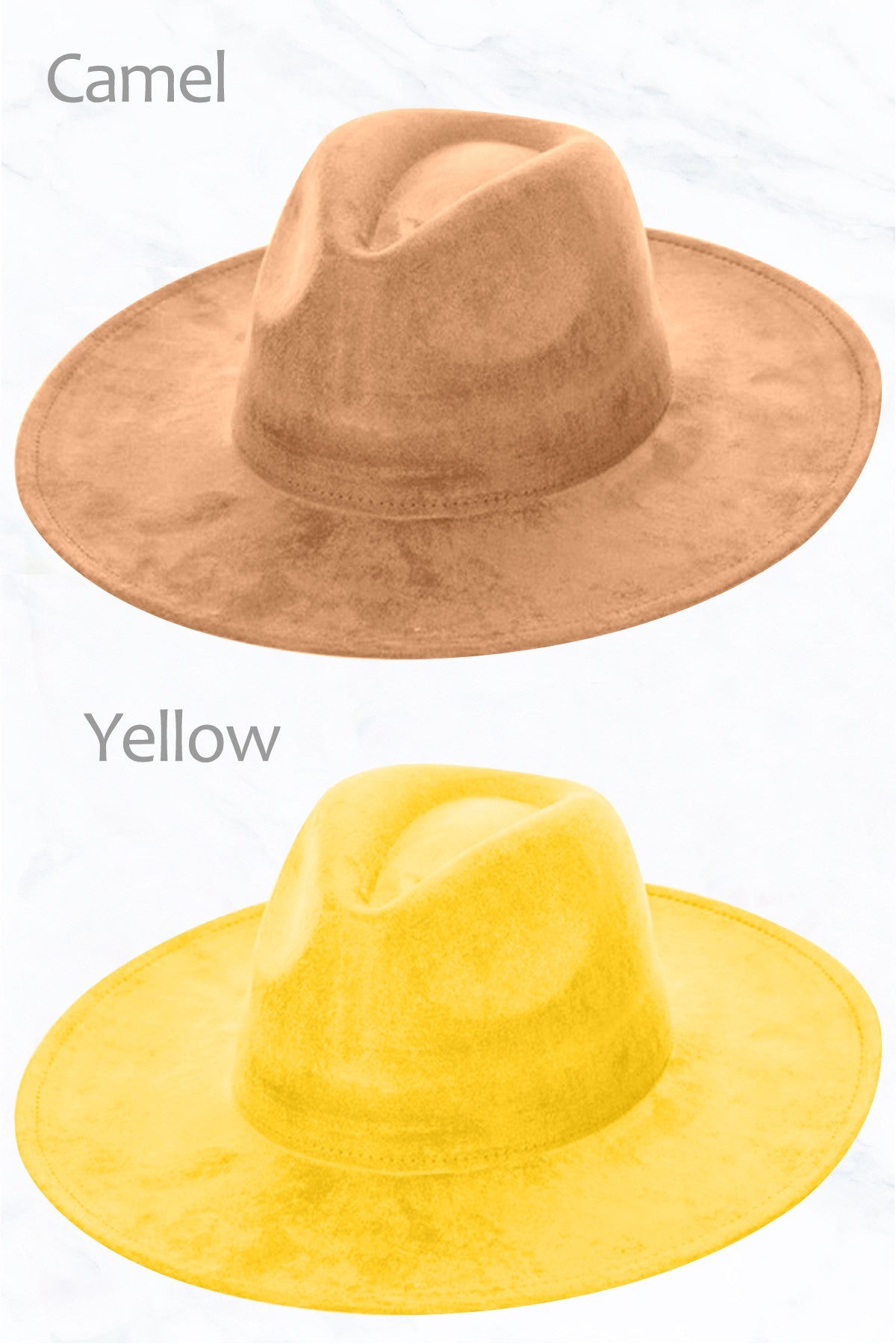 Suede Teardrop Fedora