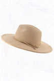 Suede Fedora Western Hat