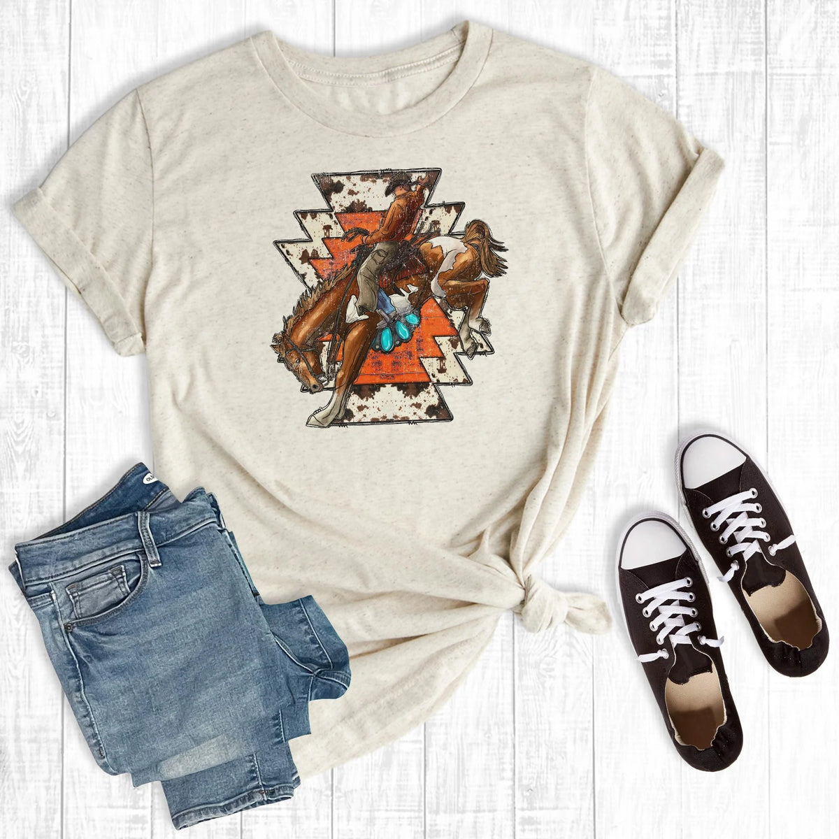 Buckin' Bronco Tee Shirt