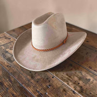 🤠Vegan Suede Cowboy Hat W/ Suede Hat Band