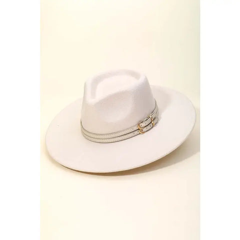 Belted Fedora Hat