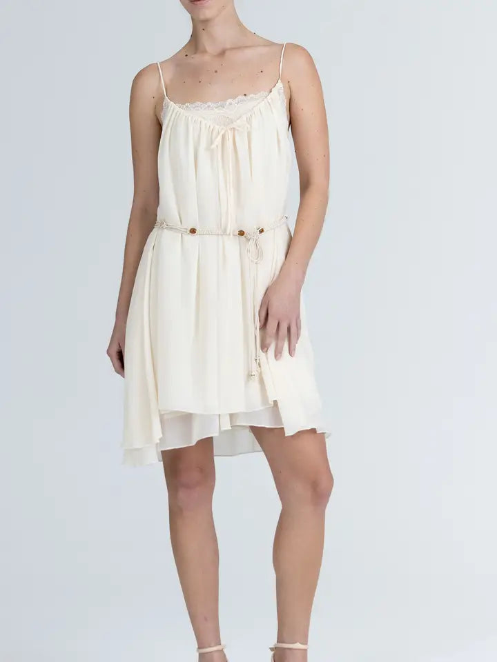 Miss Me Ivory Daydream Dress