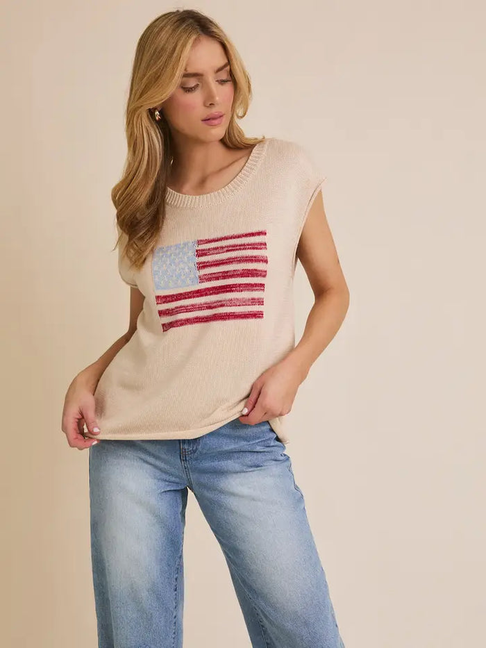 Stars & Stripes Knit Sweater