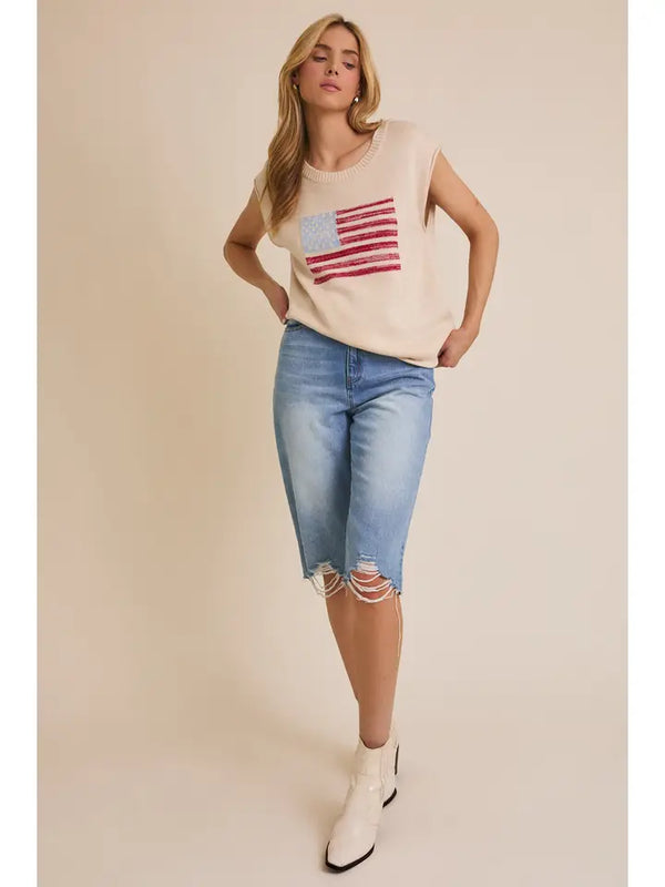 Stars & Stripes Knit Sweater