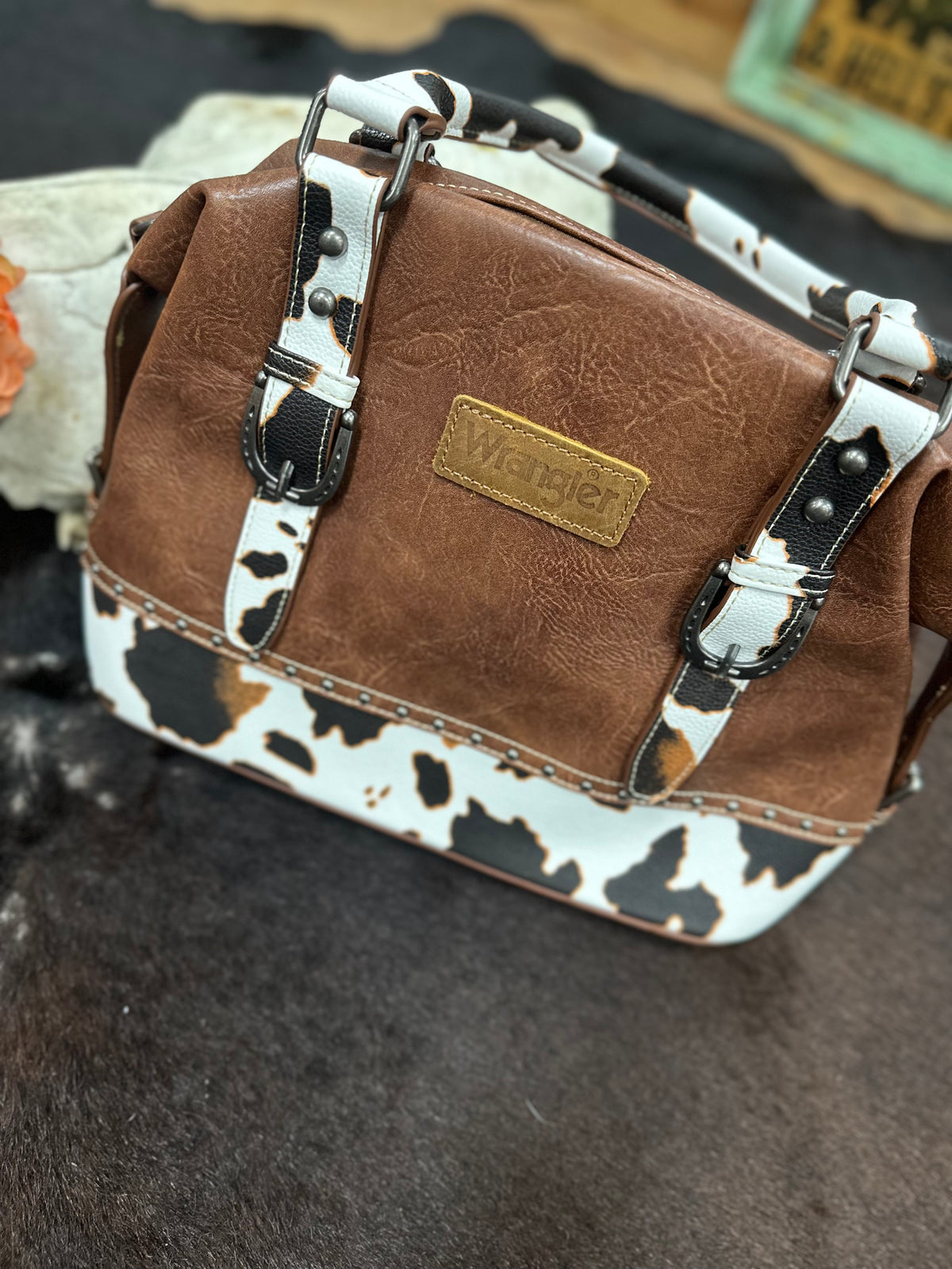 Wrangler Cow print Purse