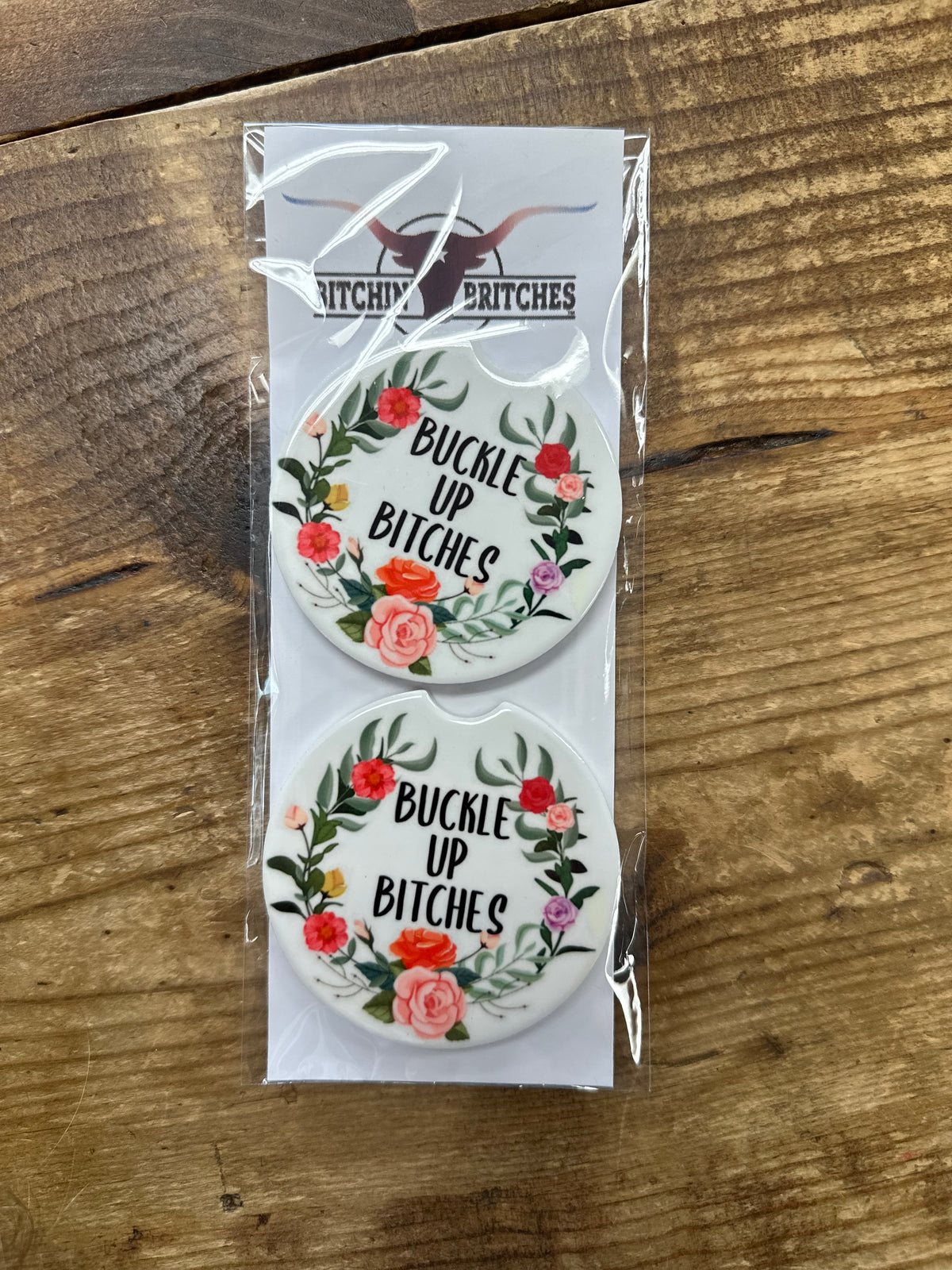 DriveStyle Ceramic Cupholder Coasters