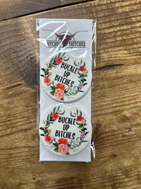 DriveStyle Ceramic Cupholder Coasters