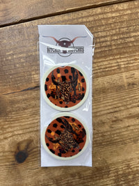DriveStyle Ceramic Cupholder Coasters