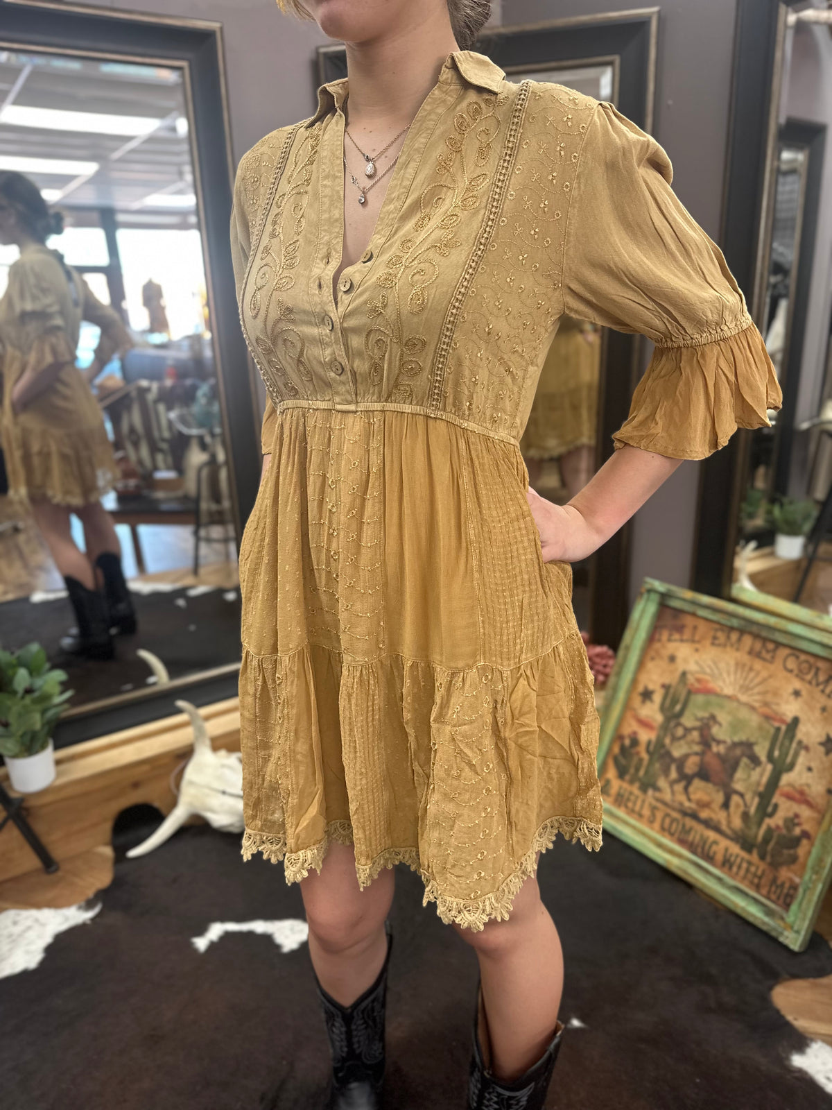 Vintage Stone Washed Dress