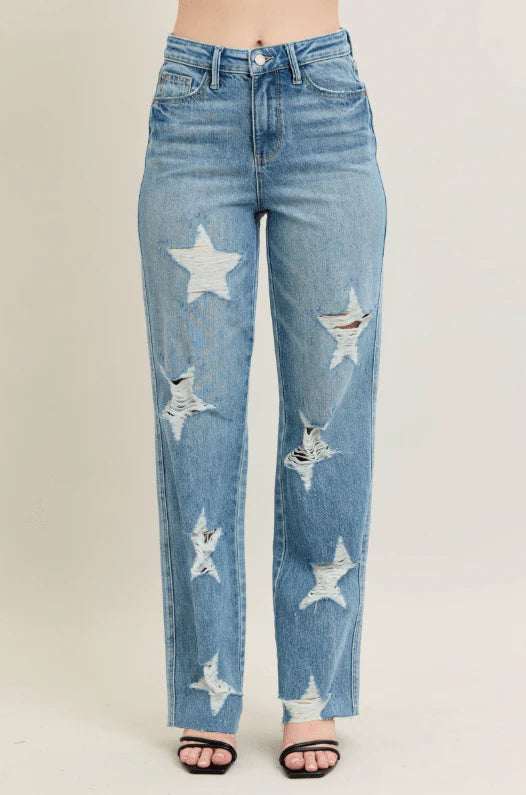JB HW Rigid Magic Star 90's Straight Jean