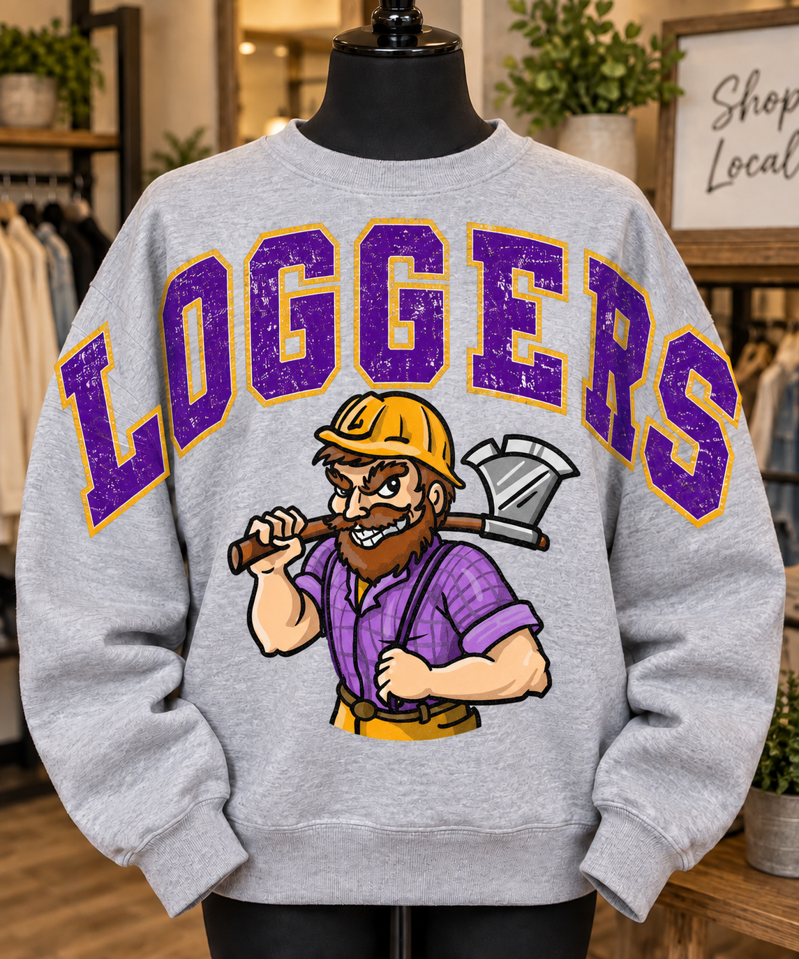Game Day Fleece Sweatshirt, Custom Design