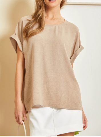 Basic Taupe Top