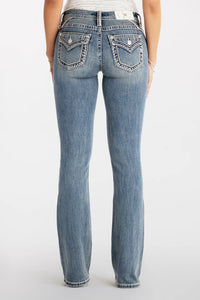 Sylvie Stitched Bootcut Jeans