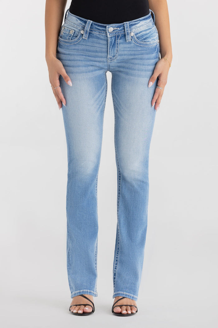 Miss Me Naija Wing Bootcut Jeans