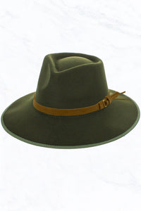 Teardrop Shape Brimmed Hat