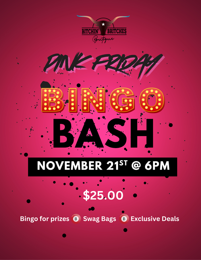 🎟 Pink Friday Bingo Bash! 🎟