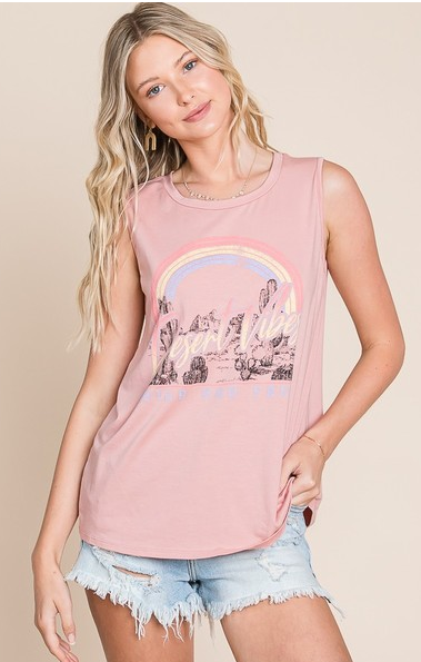 Dusty Pink Tank Top